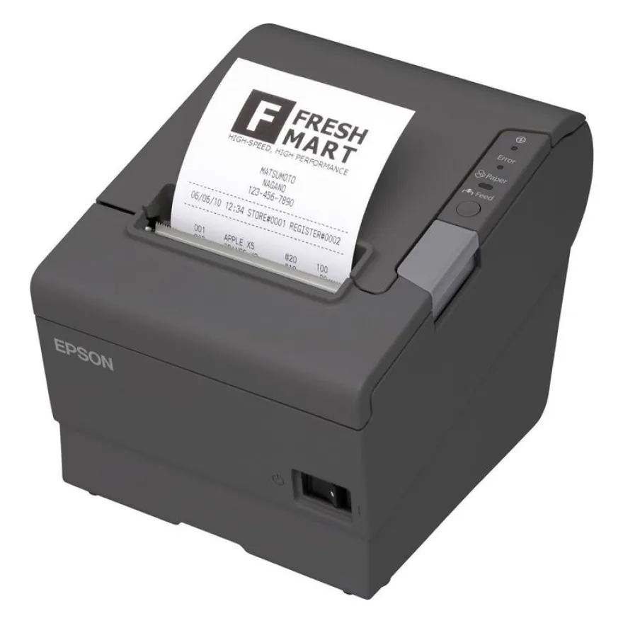 Epson TM T88V - imprimante tickets reconditionnéee Grade A - Noir et blanc - thermique direct - gris foncé