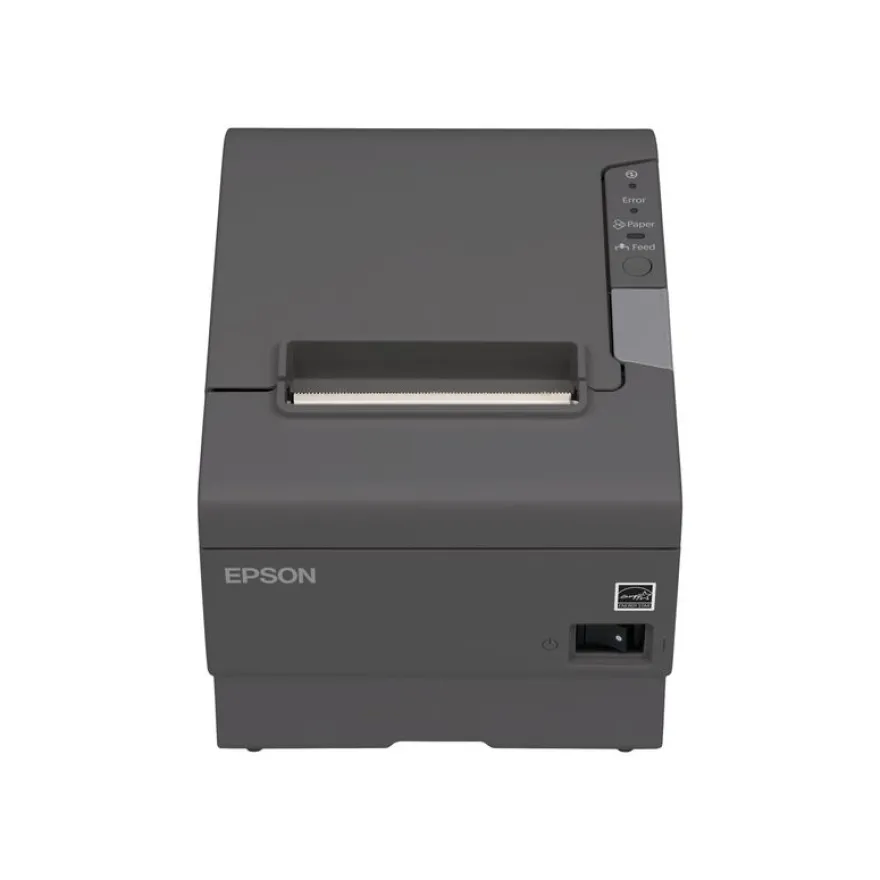 Epson TM T88V - imprimante tickets reconditionnéee Grade A - Noir et blanc - thermique direct - gris foncé