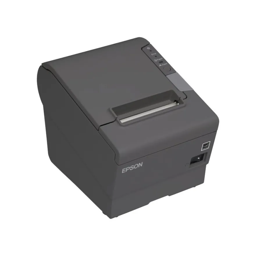 Epson TM T88V - imprimante tickets reconditionnéee Grade A - Noir et blanc - thermique direct - gris foncé