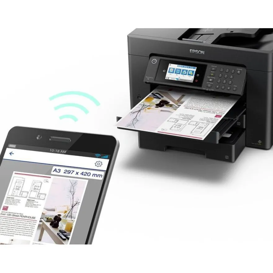 Epson WorkForce WF-7840DTWF - imprimante multifonction jet d'encre couleur A3 - Wifi
