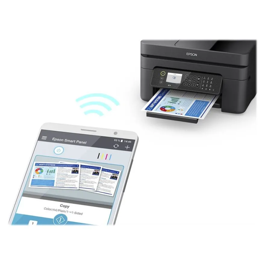 Epson WorkForce WF-2950DWF - imprimante multifonction jet d'encre couleur A4 - Wifi