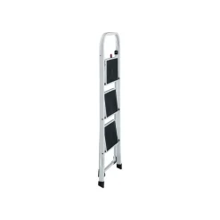 Escabeau - 3 marches - acier - blanc