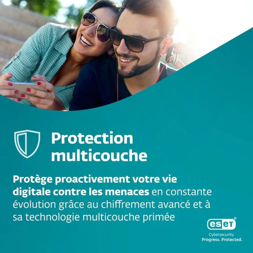ESET HOME Security Essential - Licence d'abonnement - 1 an - 2 appareils - Win, Mac, Android, iOS