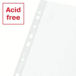 Esselte - 50 Pochettes perforées - A4 - PP - 100% Recyclées