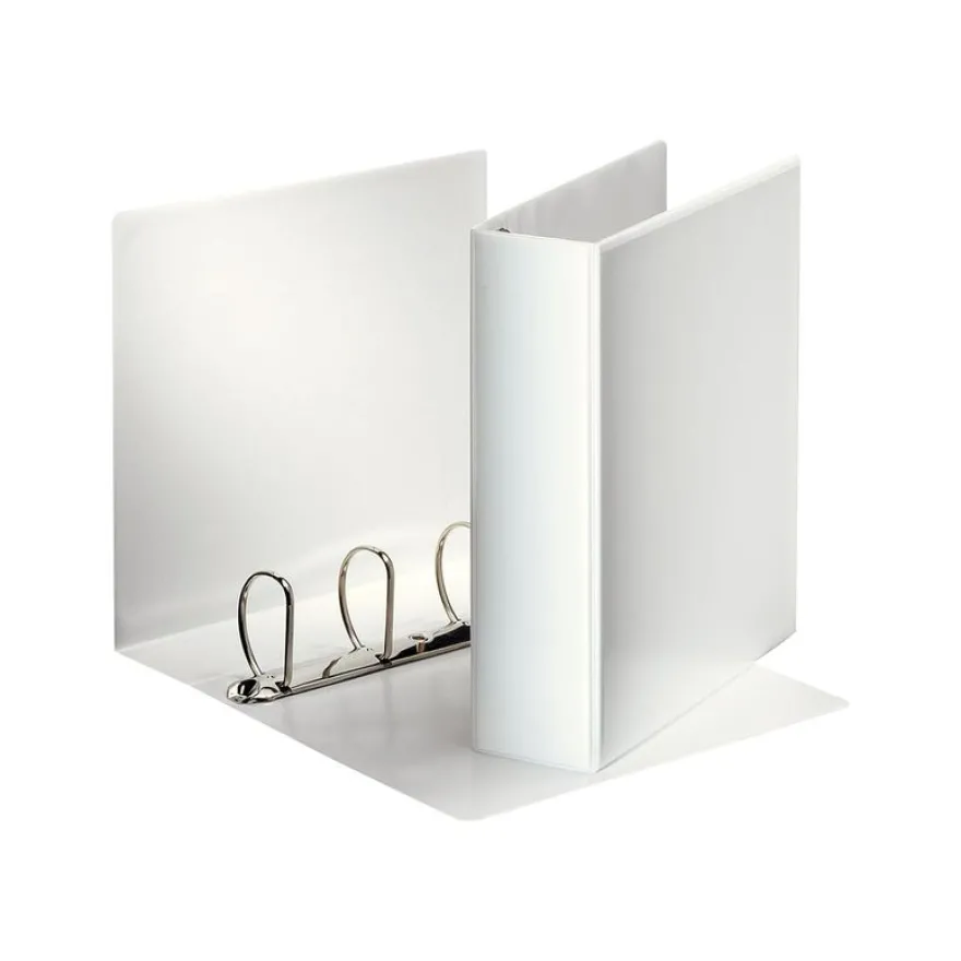 Esselte - Classeur à anneaux personnalisable - Dos 60 mm - A4 - pour 500 feuilles - blanc