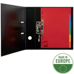 Esselte - Intercalaire 6 positions - A4 - carte recyclée colorée