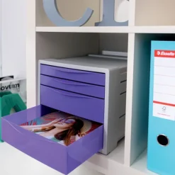 Esselte Colour'Breeze - Module de classement 4 tiroirs - disponible dans différentes couleurs