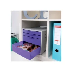 Esselte Colour'Breeze - Module de classement 5 tiroirs - lavande