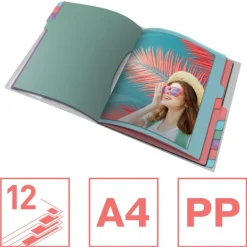 Esselte Colour'Breeze - Trieur - PP - 12 positions - multicolore
