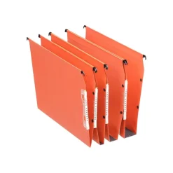 Esselte Dual - 25 Dossiers suspendus pour armoires - fond V - orange