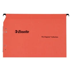 Esselte Dual - 25 Dossiers suspendus pour armoires - fond 50 mm - orange