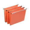 Esselte Dual - 25 Dossiers suspendus pour tiroirs - fond 30 mm - orange