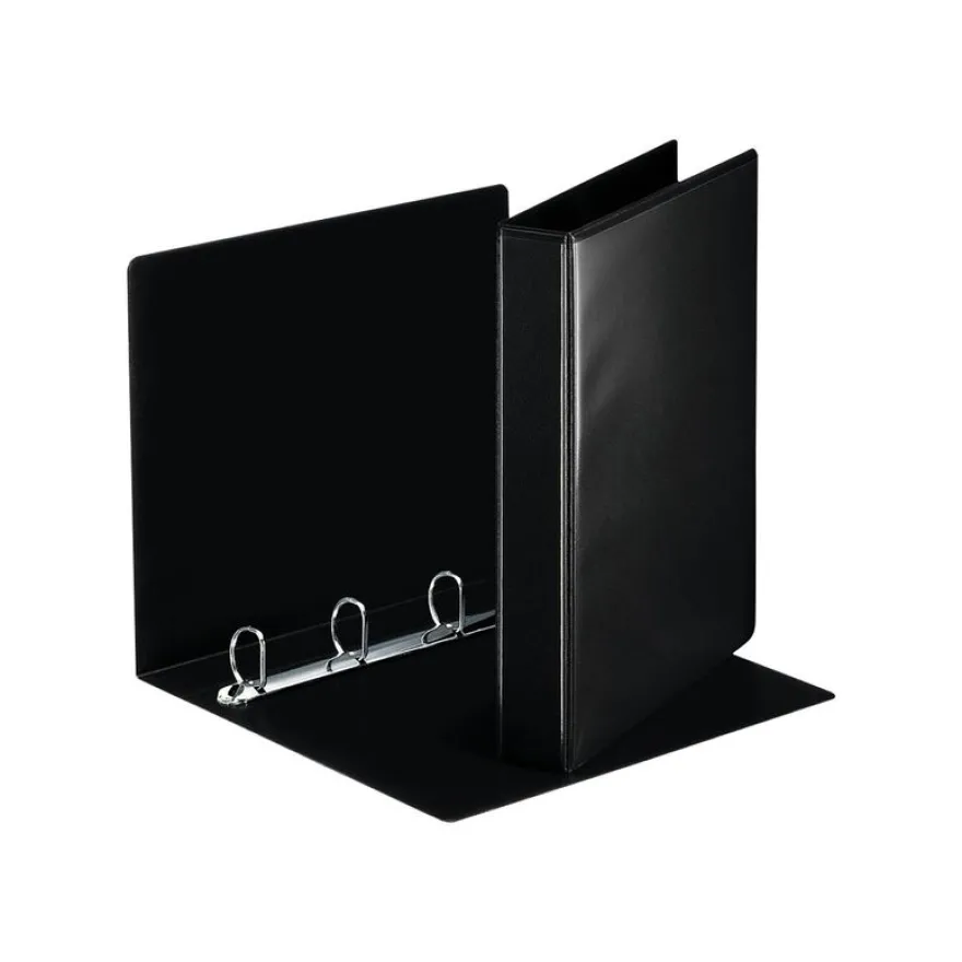 Esselte ESSENTIALS - Classeur à anneaux personnalisable - Dos 51 mm - A4 - pour 280 feuilles - noir