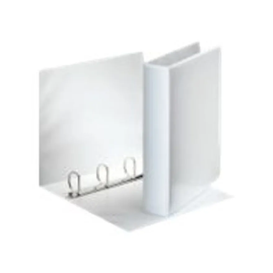Esselte ESSENTIALS - Classeur à anneaux personnalisable - Dos 63 mm - A4 - pour 400 feuilles - blanc
