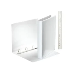 Esselte ESSENTIALS - Classeur à anneaux personnalisable - Dos 44 mm - A4 - pour 250 feuilles - blanc
