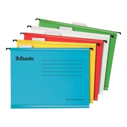 Esselte Pendaflex - 5 Dossiers suspendus pour tiroirs - coloris assortis - fond V