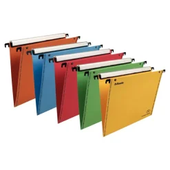 Esselte VisioPlus - 10 Dossiers suspendus pour tiroirs - coloris assortis - fond V