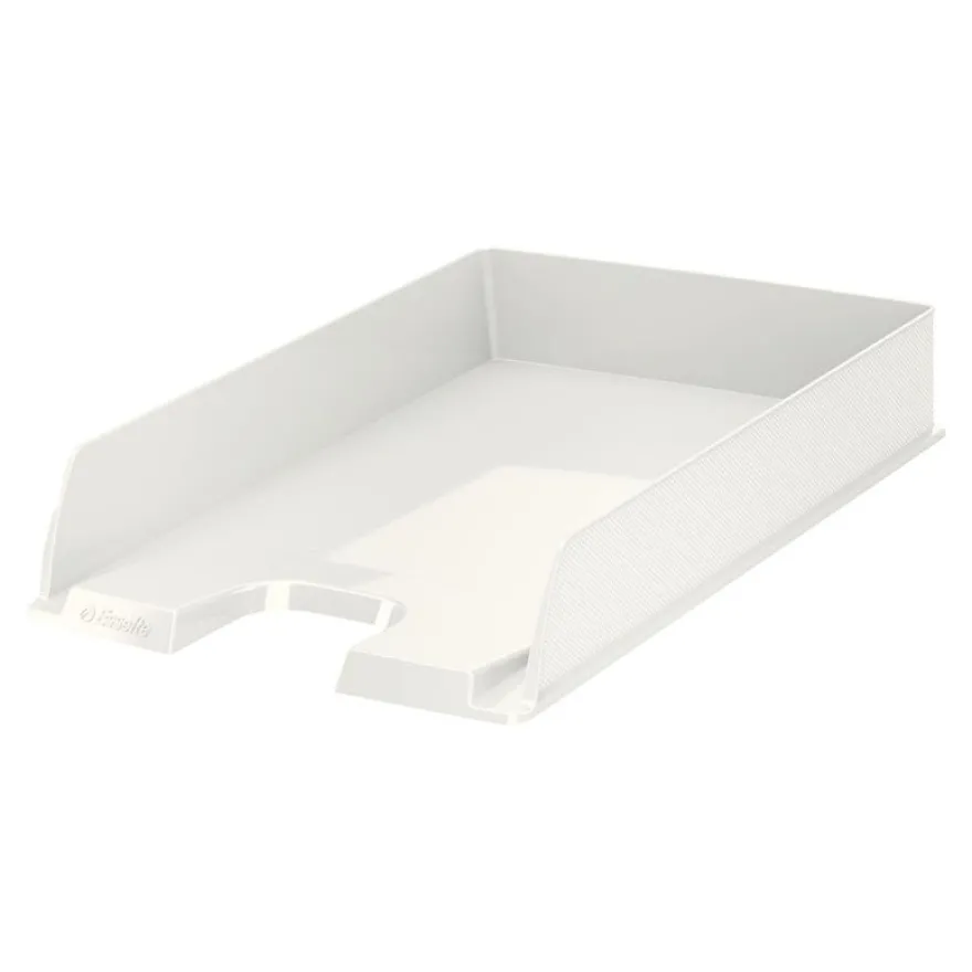 Esselte Vivida - Corbeille à courrier blanc opaque