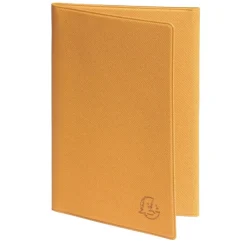 Etui Denim pour carte grise - 8,5 x 13,2 cm - Moutarde - Exacompta
