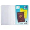 Etui pour passeport Oxford - 2 volets - PVC 20/100e - incolore