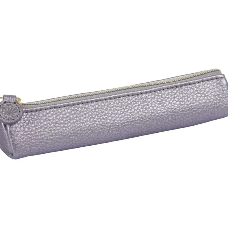 Etui simple Lady Bradford - argent - Oberthur