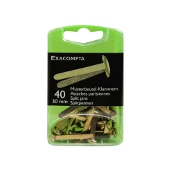 Exacompta - 40 Attaches parisiennes - 30 mm - or