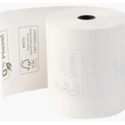 Exacompta - 10 Bobines thermique - rouleau caisse - 80 x 72 x 12 mm - 1 pli - sans phénol - 76 m