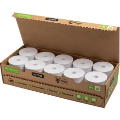 Exacompta - 10 Bobines thermiques - rouleaux caisses - 80 x 72 mm x 76 m - sans phénol et sans plastique