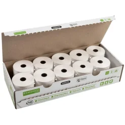 Exacompta - 10 Bobines Ticket de Caisse 57x60mm - 44m - Thermique 55g/m² Sans Phénol - Compatible CB & Imprimantes