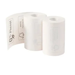 Exacompta - 120 Bobines Ticket Carte Bancaire 57x40mm - 18m - Thermique 55g/m² Sans Phénol et Sans Plastique - Blanc