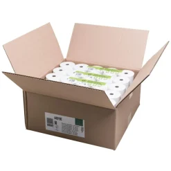 Exacompta - 50 Bobines Ticket de Caisse 80x68mm - 70m - Thermique 48g/m² Sans Phénol - Blanc - Nouveauté