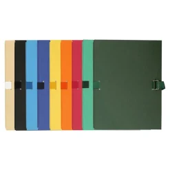 Exacompta - 5 Chemises à sangle dos extensible - pour 1000 feuilles - couleurs assorties