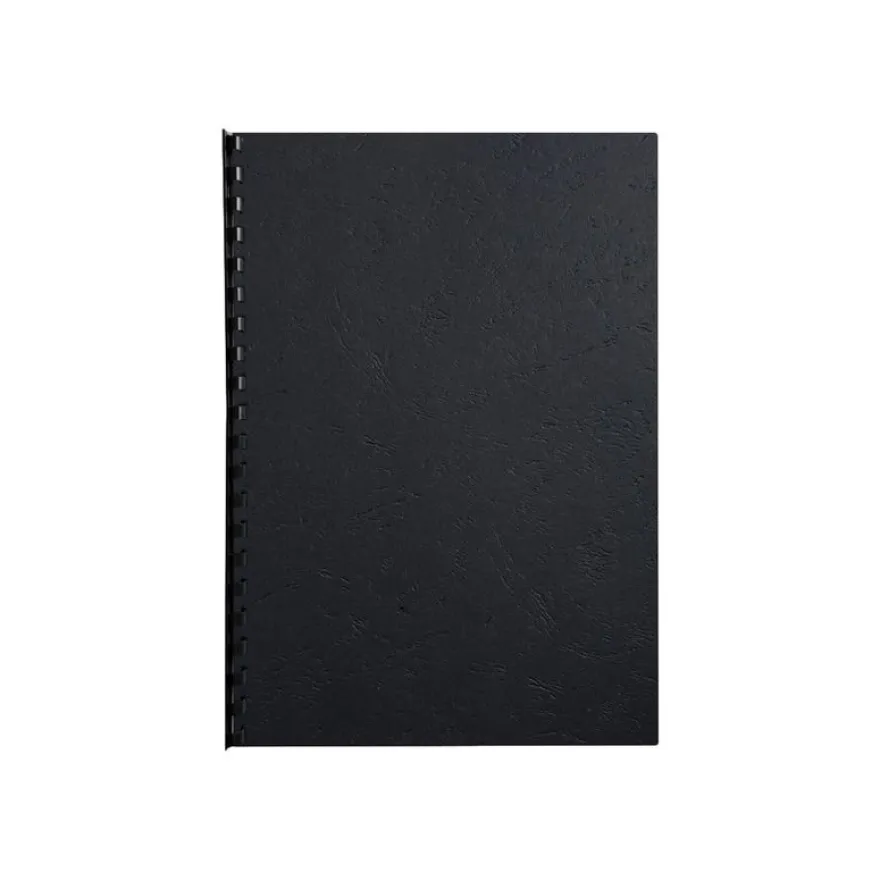 Exacompta - 100 couvertures à reliure A4 (21 x 29,7 cm) - 270 g/m² - noir