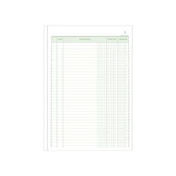 Exacompta - 5 Manifolds Carnets de recettes/dépenses - 50 dupli - A4