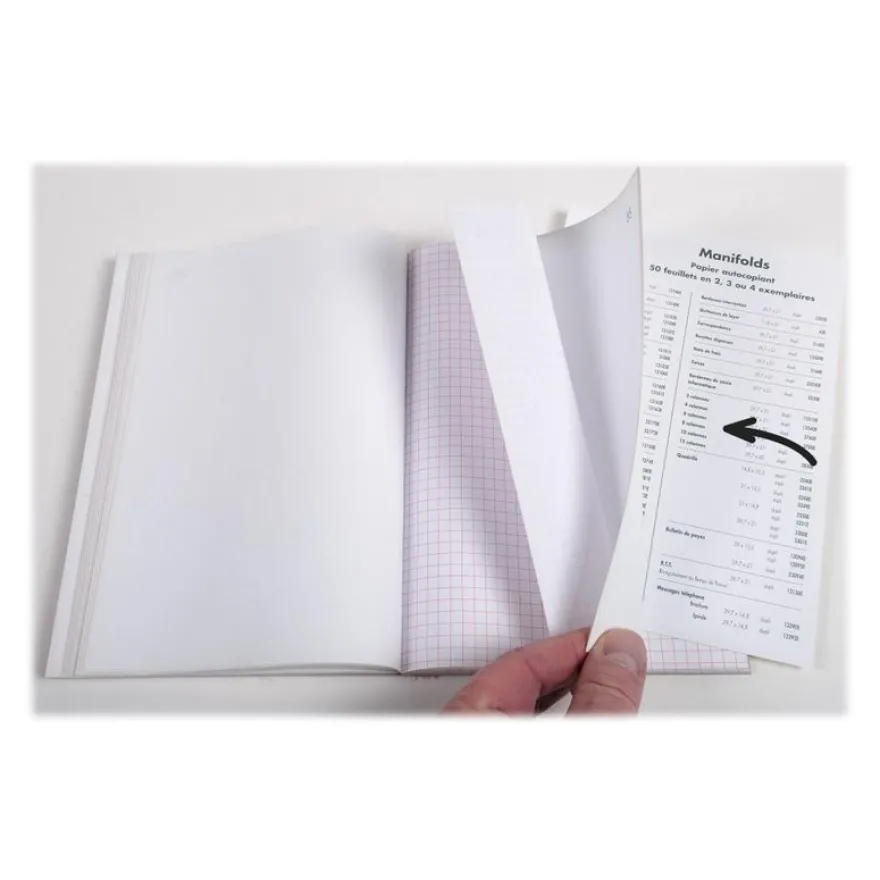 Exacompta - 5 Manifolds Carnets de factures - 50 dupli - A5