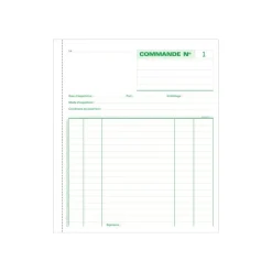 Exacompta - 10 Manifolds Carnets de commandes - 50 dupli - 21 x 18 cm