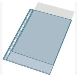 Exacompta - 50 Pochettes perforées - A4 - PP lisses - cristal 6/100E