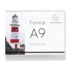 Exacompta - 10 Porte-étiquettes horizontal pour 52 x 37 mm - double face