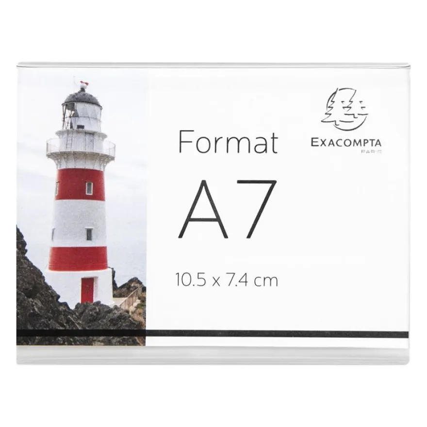 Exacompta - 10 Présentoirs double face pour 105 x 74 mm