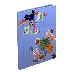 Exacompta - Album de timbres Globe-Trotter 16 pages noires - 22,5x30,5 cm