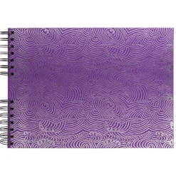 Exacompta - Album photos Japan 32x22 cm - 50 pages pour 150 photos Japan 10 x 15 cm - violet