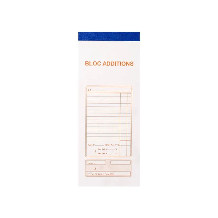 Exacompta - Bloc additions - 50 feuilles - 96 x 230 mm - en double
