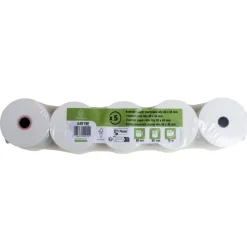 Exacompta – Bobine pour tickets de caisse thermique – 80 x 68 mm – 70 m – 1 pli – 48 g/m² – sans phénol – blanc