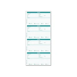 Exacompta - Carnet broché de messages téléphoniques - 50 dupli - 29,7 x 14,8 cm