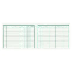 Exacompta - Carnet de bord pour le Suivi des déplacements - 14,8 x 19 cm