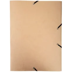 Exacompta - Chemise à 3 rabats en carte kraft - A4