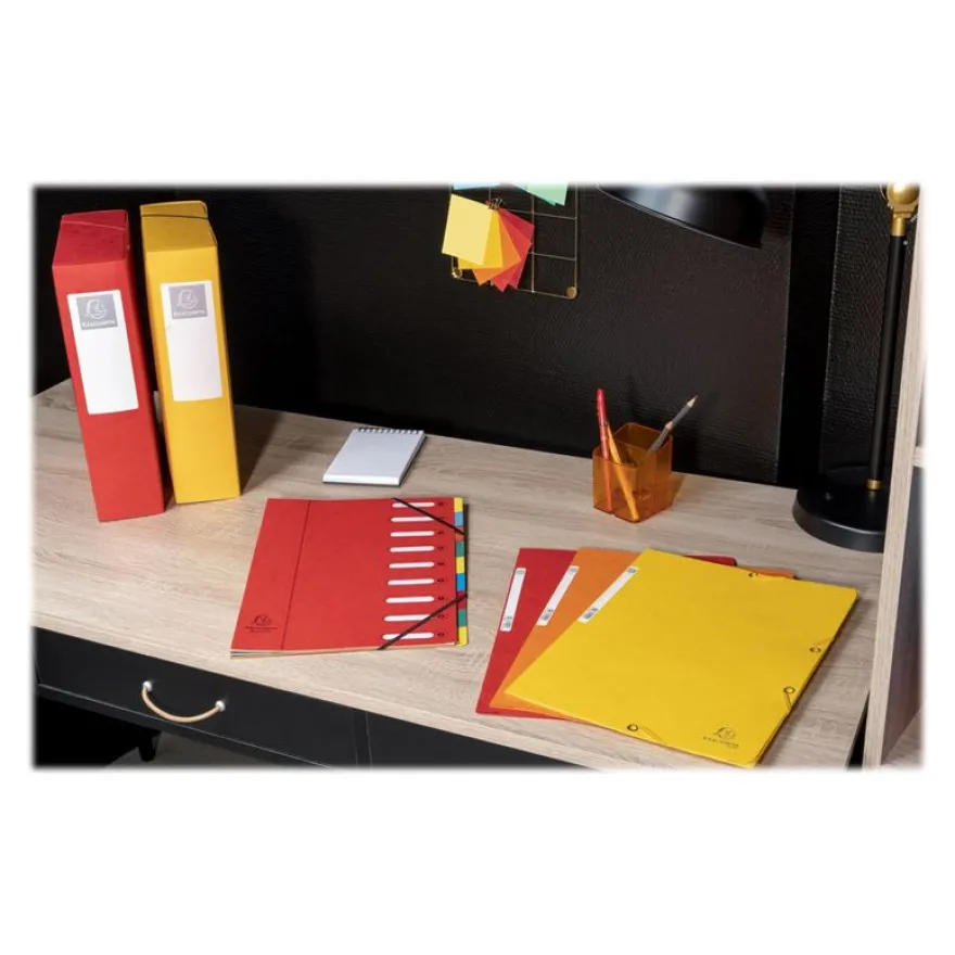 Exacompta - Chemise à 3 rabats - A4 - pour 250 feuilles - disponible dans différentes couleurs