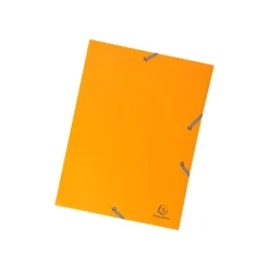 Exacompta - Chemise polypro à rabats - A4 - pour 150 feuilles - jaune opaque