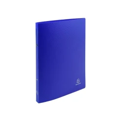 Exacompta - Classeur 2 Anneaux 15mm Polypropylène Opak - Format A4 - Bleu Foncé
