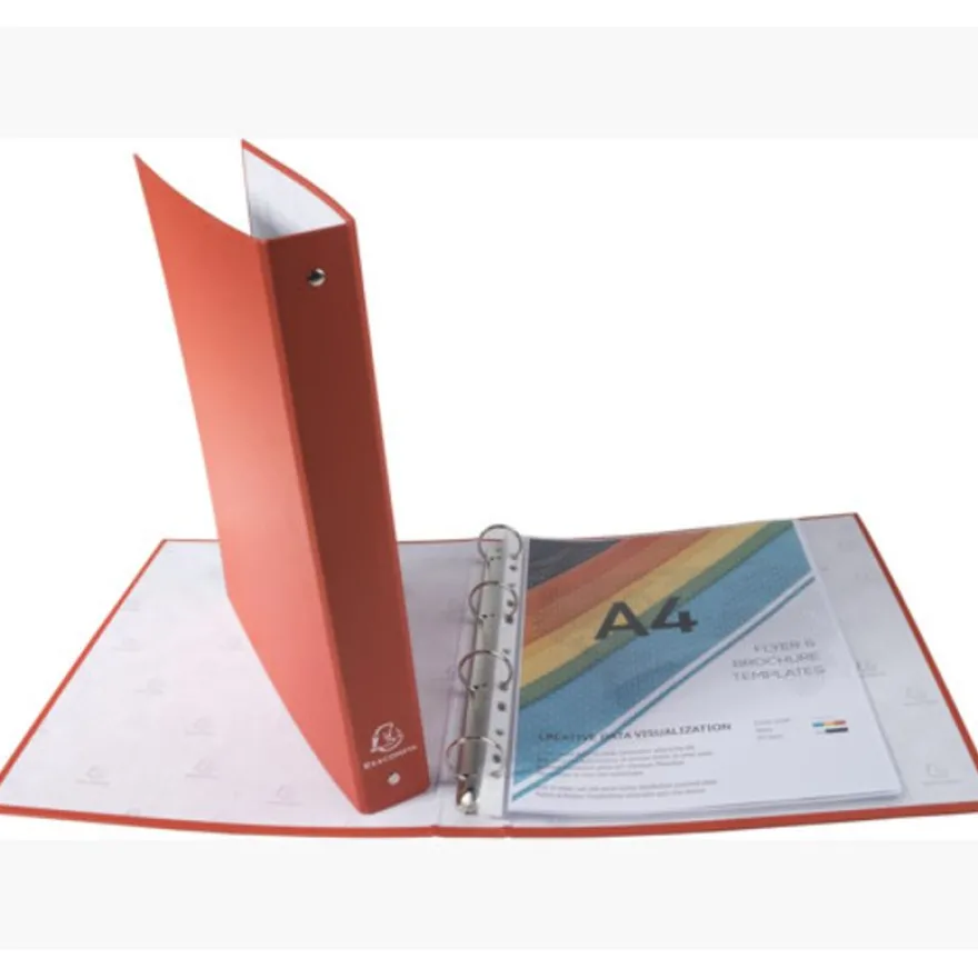 Exacompta - Classeur 4 anneaux - Dos 40 mm - A4 - pour 275 feuilles - disponible dans différentes couleurs
